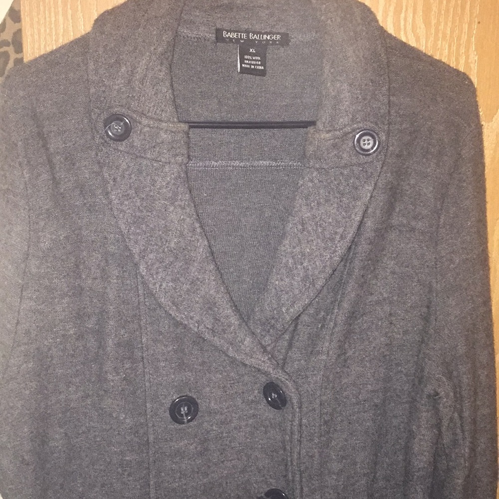 Gray Wool Blazer